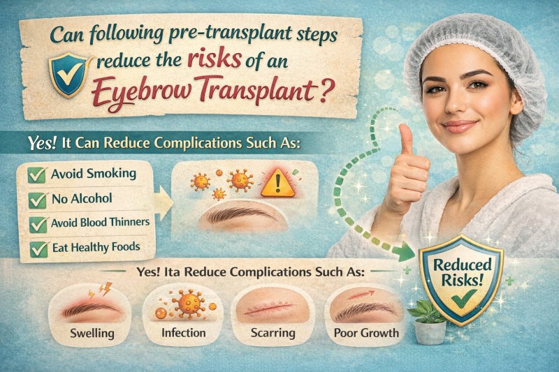 اگر اقدامات قبل از کاشت ابرو را رعایت کنیم می توانیم عوارض آن را کاهش دهیم؟