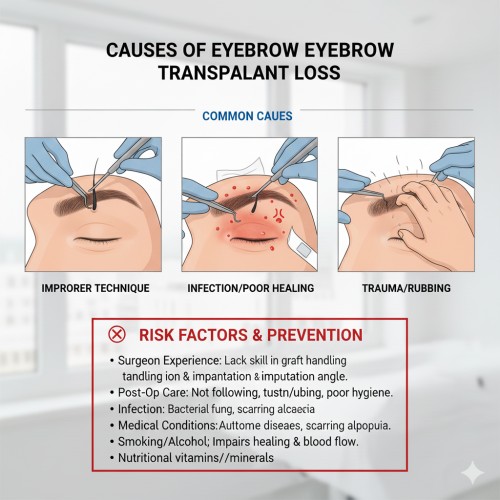 علت ریزش کاشت ابرو چیست؟