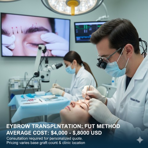 کاشت ابرو به روش FUT چقدر هزینه دارد؟